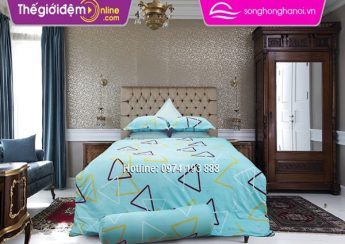 Bộ ga gối Sông Hồng Cotton C15 029